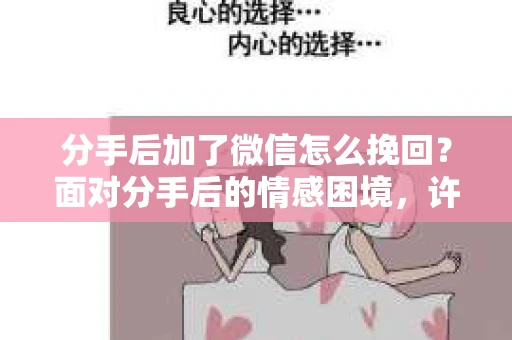 分手后加了微信怎么挽回？面对分手后的情感困境，许多人会选择通过微信与前任保持联系，试图挽回感情。本文将为你揭秘如何在分手后通过微信挽回前任，让你在情感的道路上更加从容