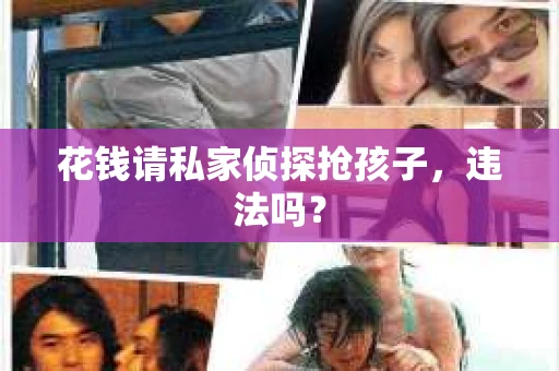 花钱请私家侦探抢孩子，违法吗？