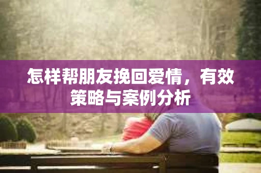 怎样帮朋友挽回爱情，有效策略与案例分析