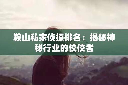 鞍山私家侦探排名：揭秘神秘行业的佼佼者