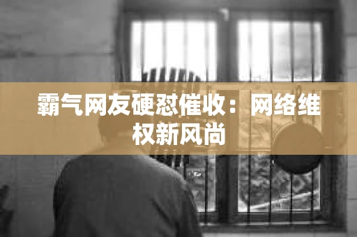 霸气网友硬怼催收：网络维权新风尚