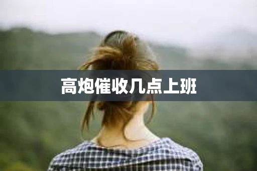 高炮催收几点上班