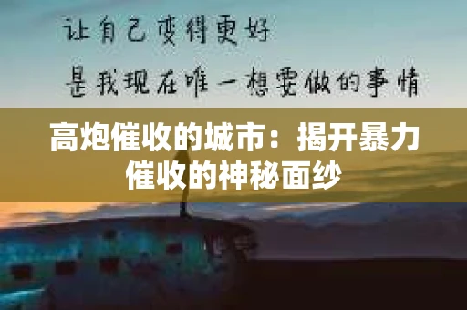 高炮催收的城市：揭开暴力催收的神秘面纱