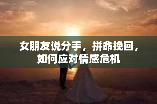 女朋友说分手，拼命挽回，如何应对情感危机