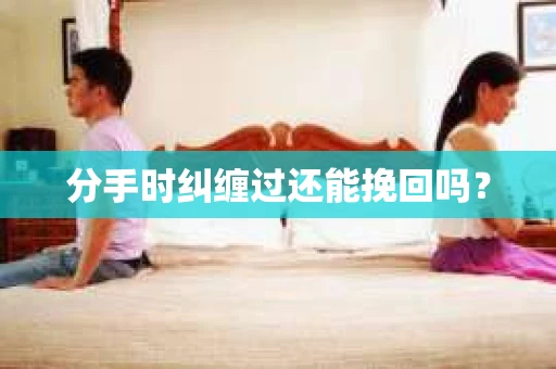分手时纠缠过还能挽回吗？