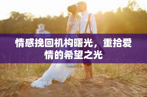 情感挽回机构曙光，重拾爱情的希望之光