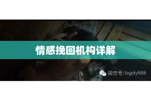 情感挽回机构详解